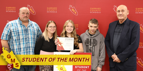  Adrianna "Kenzley" Adams Named GMS Student of the Month