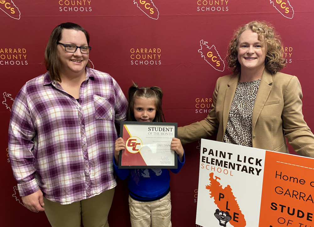 Deliliah Isaacs-PLE Student of the Month
