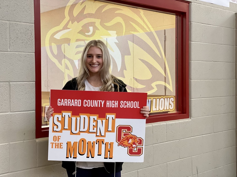 Madison Banta- Student of the Month 