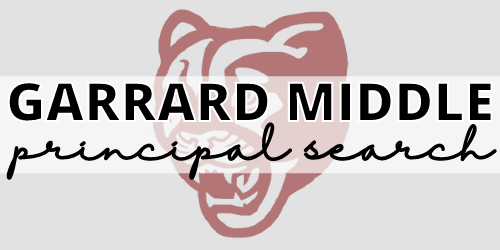 Garrard Middle Principal Search Graphic