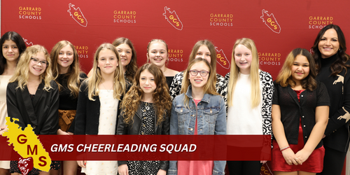 Garrard Middle School Cheerleading Team Recognized for Season Accomplishments.