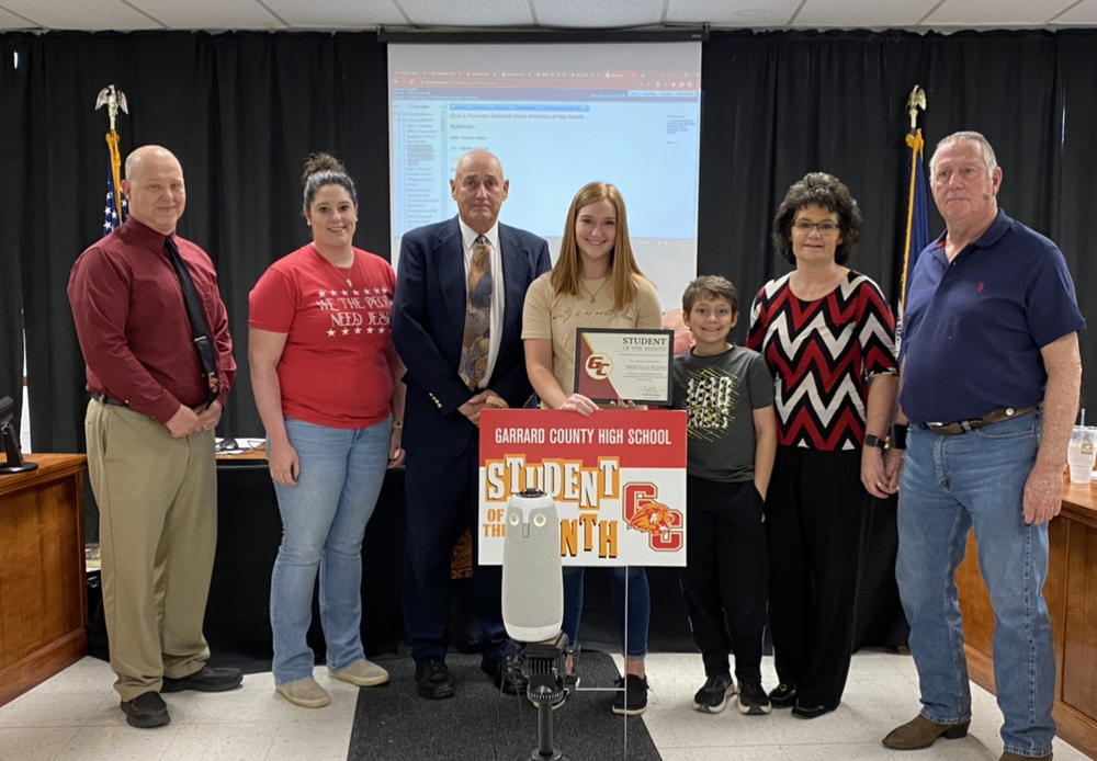 Student of the Month-GCHS