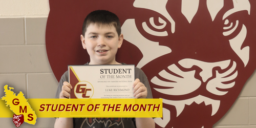 Garrard Middle School Student of the Month