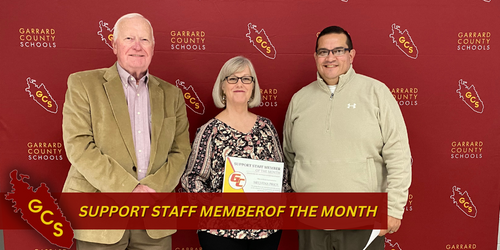 Mrs. Melvena Price, Named GCS Support Staff Member of the Month