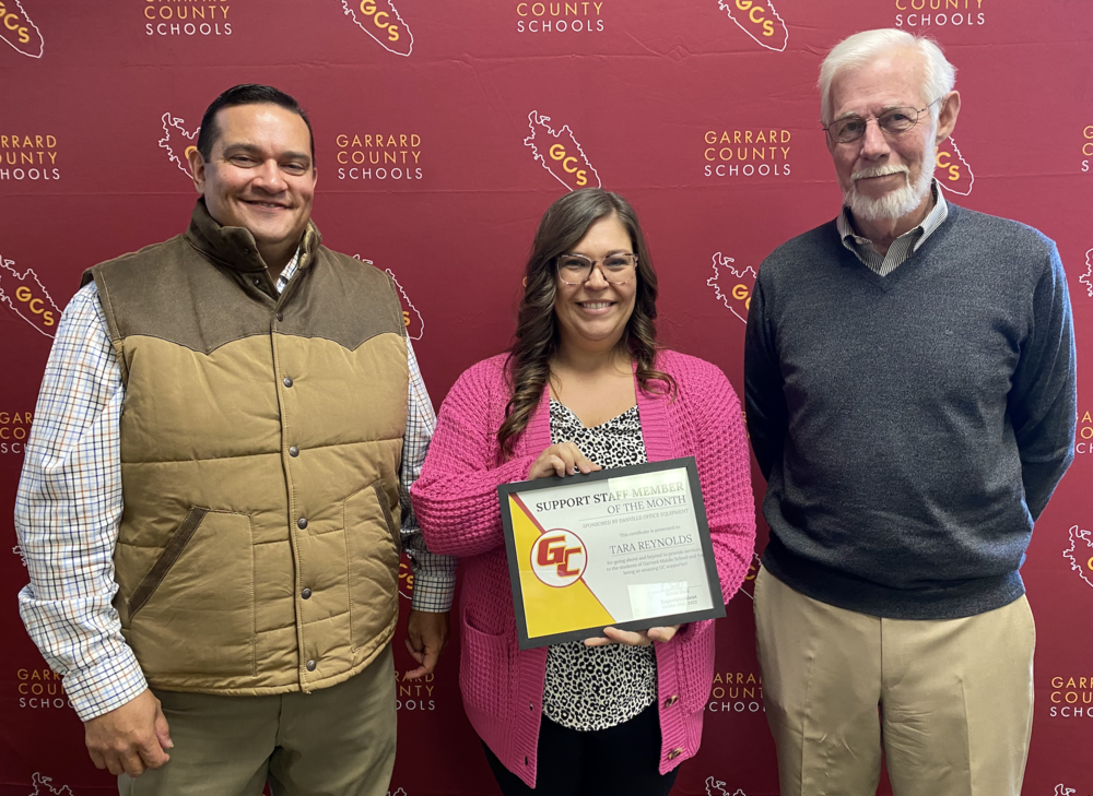 Mrs. Tara Reynolds Named GCS Support Staff Member of the Month