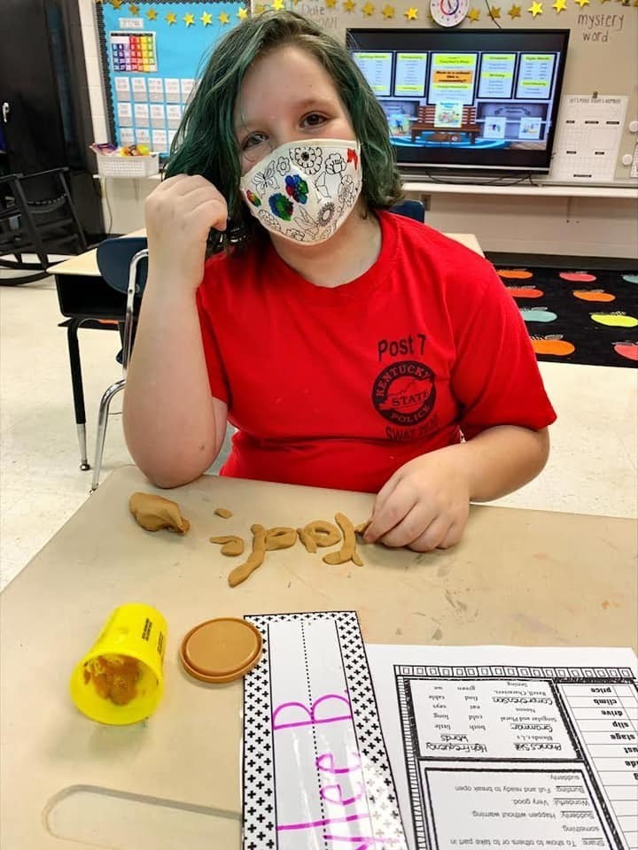 Play-dough spelling 1