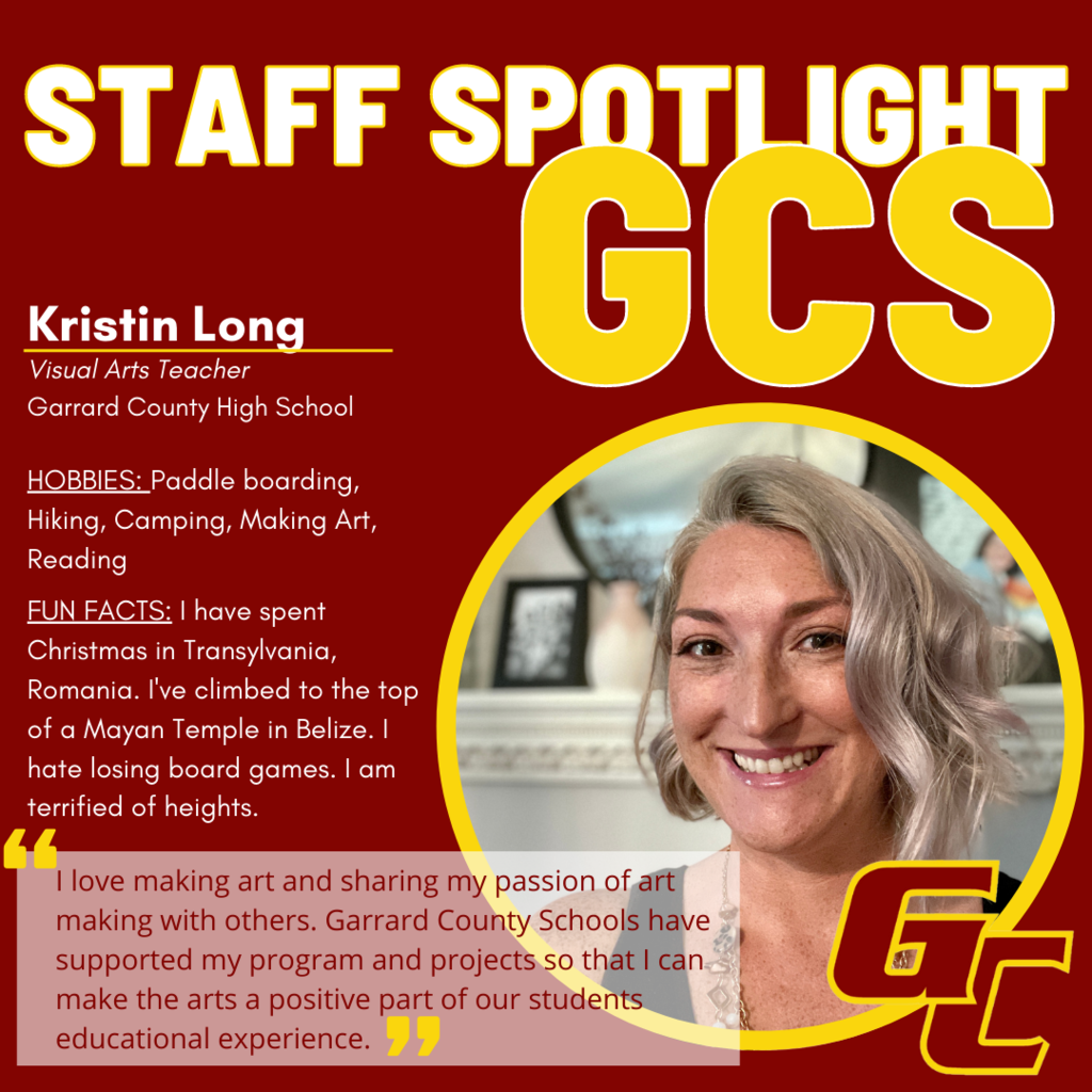 Staff Spotlight: Kristin Long (GCHS)
