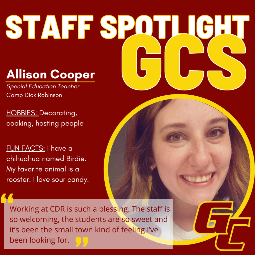 Staff Spotlight: Allison Cooper (CDR)