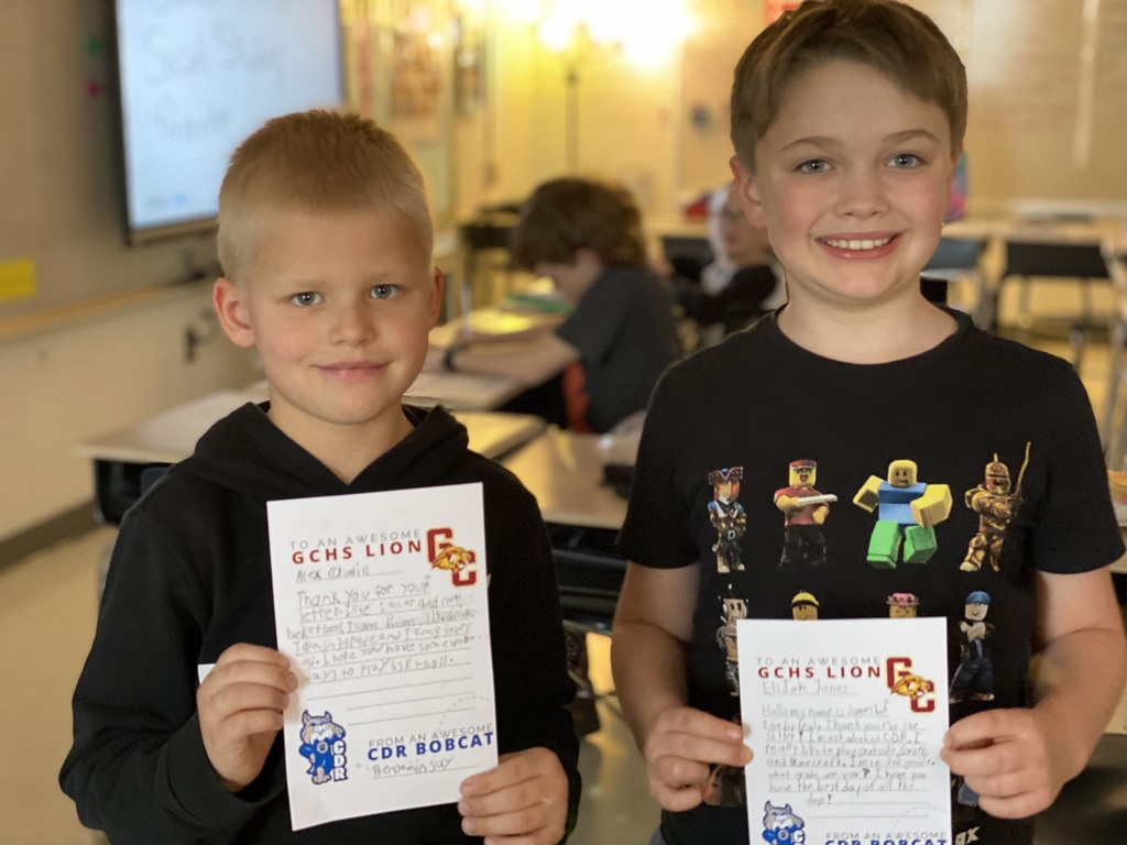 CDR-JAG Pen Pals