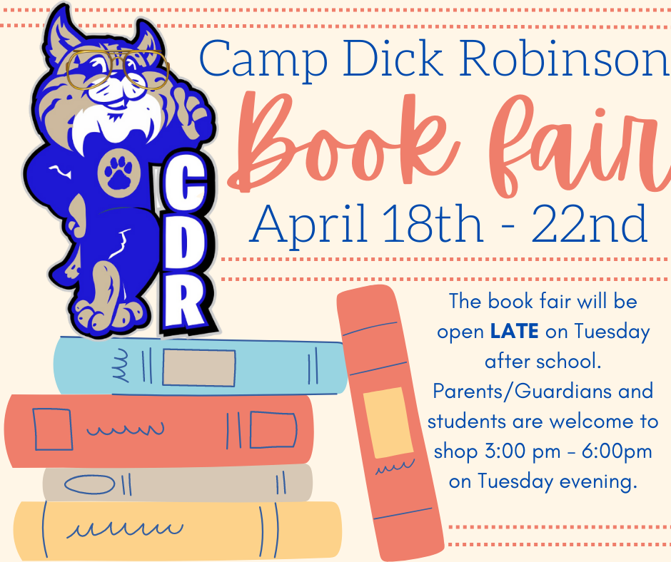 CDR Book Fair → Next Week! [April 18th - 22nd]