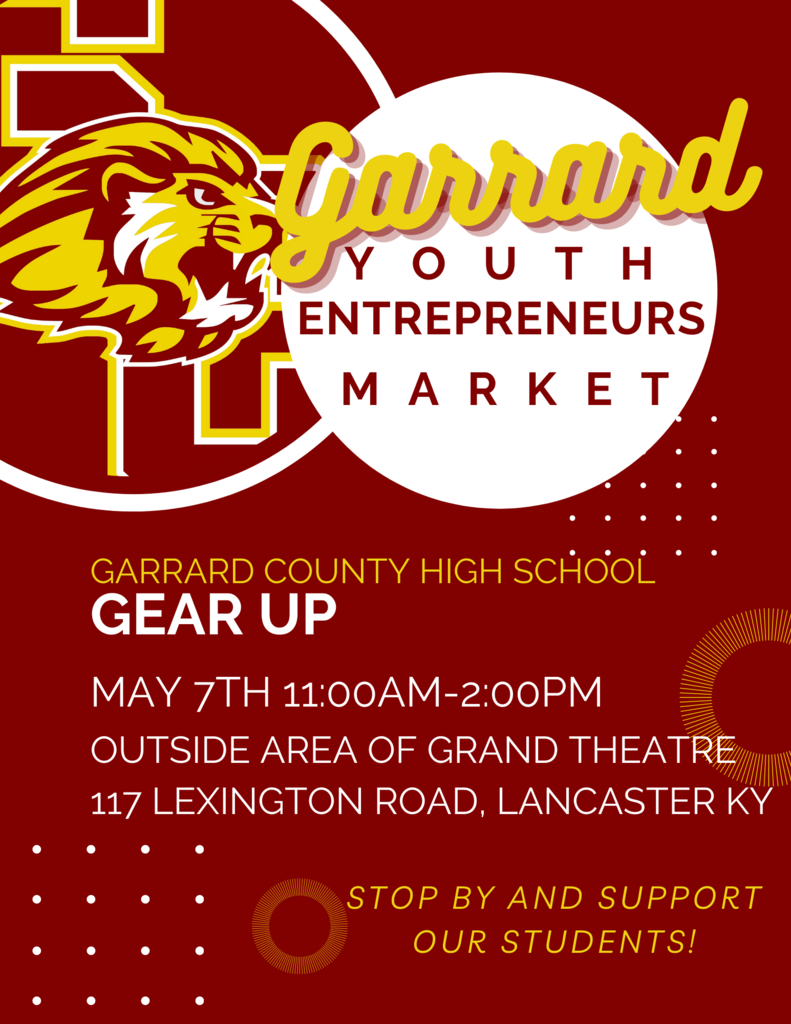Gear Up Entrepreneurs Market Flyer