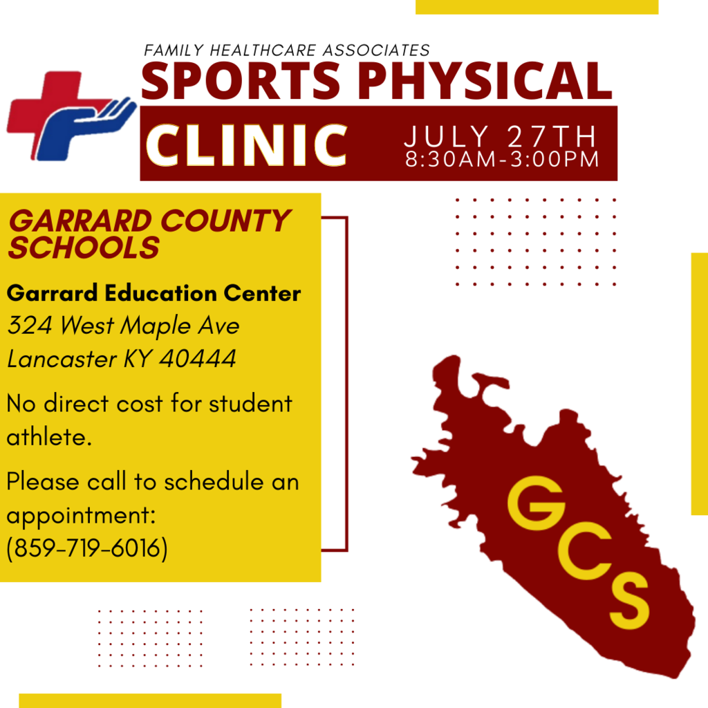 Sports Physical Clinic-July 27th