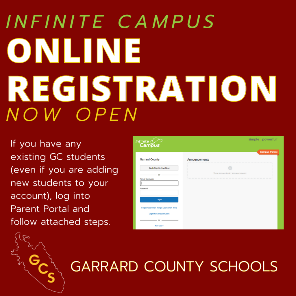 Online Registration- Existing GC Student 