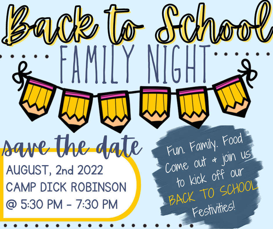 CDR Back to School Information