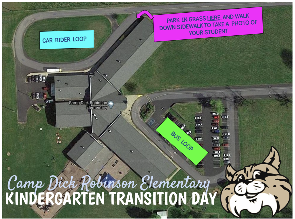 Tuesday, August 9th is Kindergarten Transition Day!