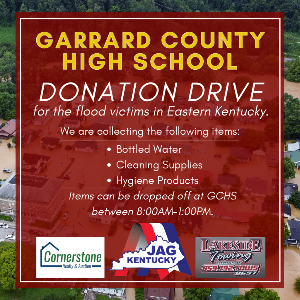GCHS Donation Drive Graphic 