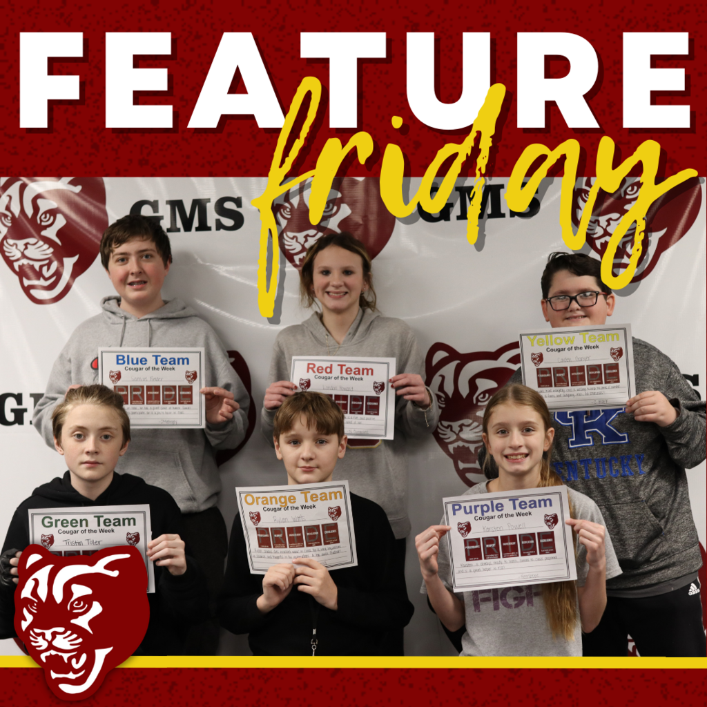 Feature Friday Post, Students of the Week!